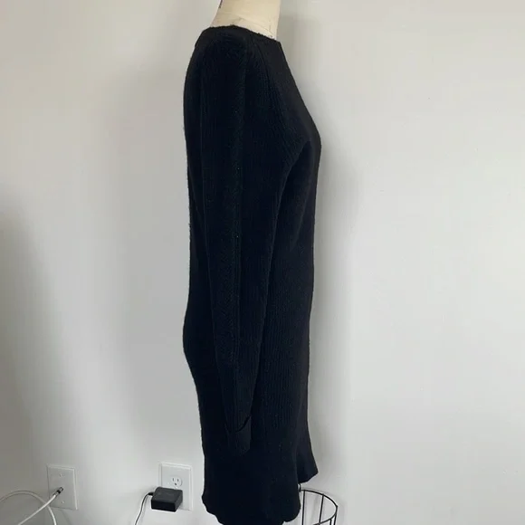 Balenciaga long sleeve sweater knit dress